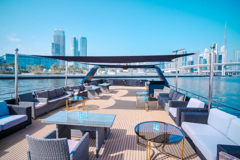 Play Boy Houseboat 100 ft (31m) Houseboat in Business Bay for rent in Dubai 2
