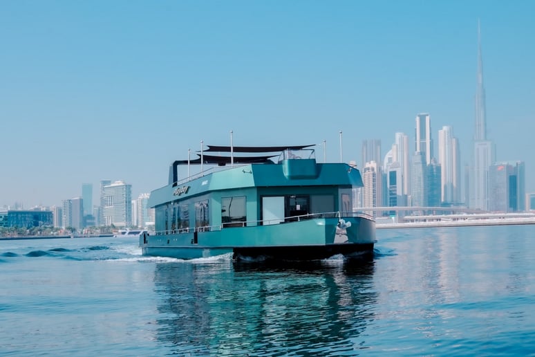 Play Boy Houseboat 100 ft (31m) Houseboat in Business Bay for rent in Dubai