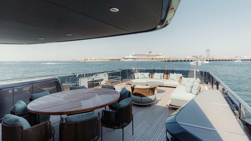 Princess 95X Super-flybridge 95 ft (29m) Power boat in Dubai Harbour for rent in Dubai 14