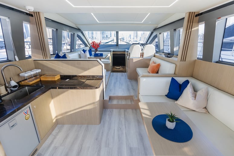 Sky Walker Ace 52 ft (16m) Power boat in Dubai Harbour for rent in Dubai 2
