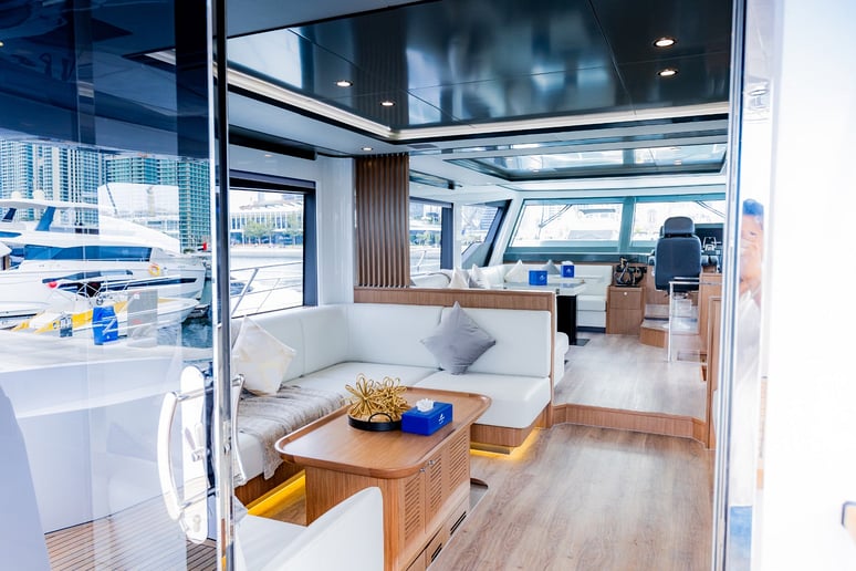 Sky Walker Amie X62 Sport 62 ft (19m) Power boat in Dubai Harbour for rent in Dubai 12