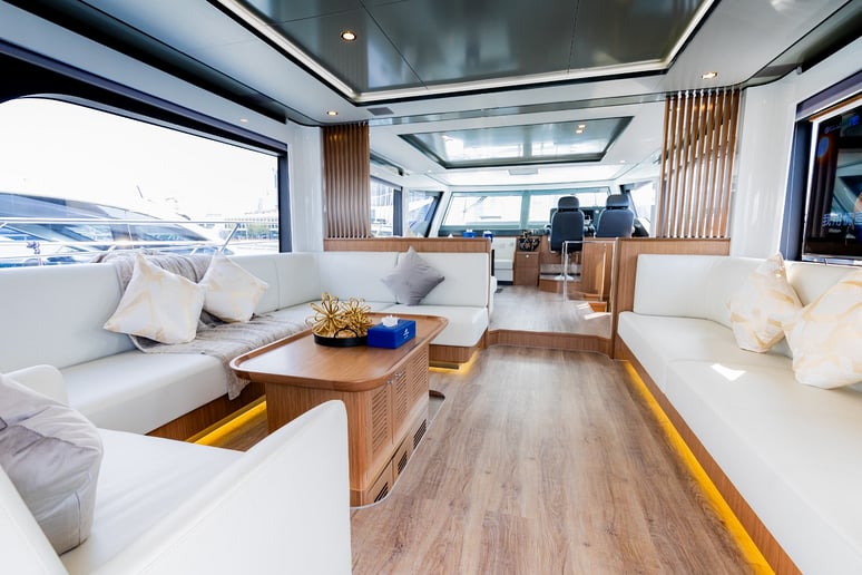 Sky Walker Amie X62 Sport 62 ft (19m) Power boat in Dubai Harbour for rent in Dubai