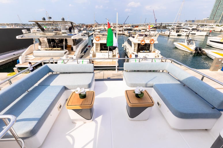 Sky Walker Amie X62 Sport 62 ft (19m) Power boat in Dubai Harbour for rent in Dubai 14