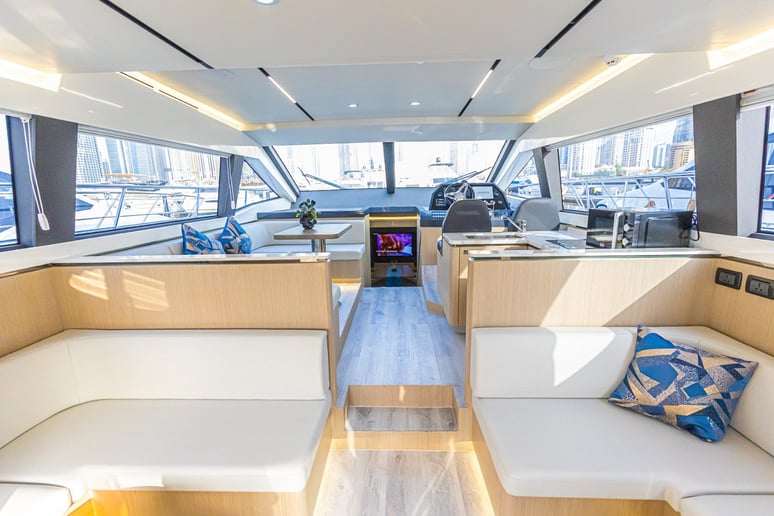 Sky Walker Axa 52 ft (16m) Power boat in Dubai Harbour for rent in Dubai 1