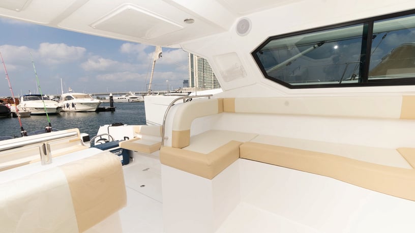 Silver Craft Storm 36 pie (11m) Barco de motor en Dubai Harbour para alquiler en Dub&aacute;i 3