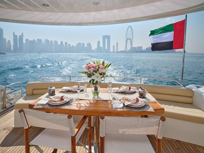 Sunseeker Satoshi 64 ft (20m) Power boat in Dubai Harbour for rent in Dubai