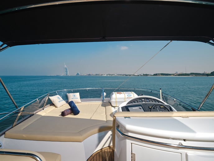 Sunseeker Satoshi 64 ft (20m) Power boat in Dubai Harbour for rent in Dubai 4