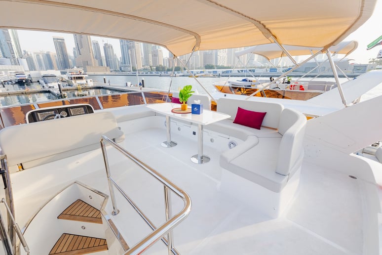 Sky Walker Gib 52 ft (16m) Power boat in Dubai Harbour for rent in Dubai 3