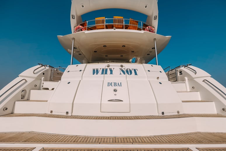 Sunseeker Why Not 82 ft (25m) Power boat in Dubai Harbour for rent in Dubai 3