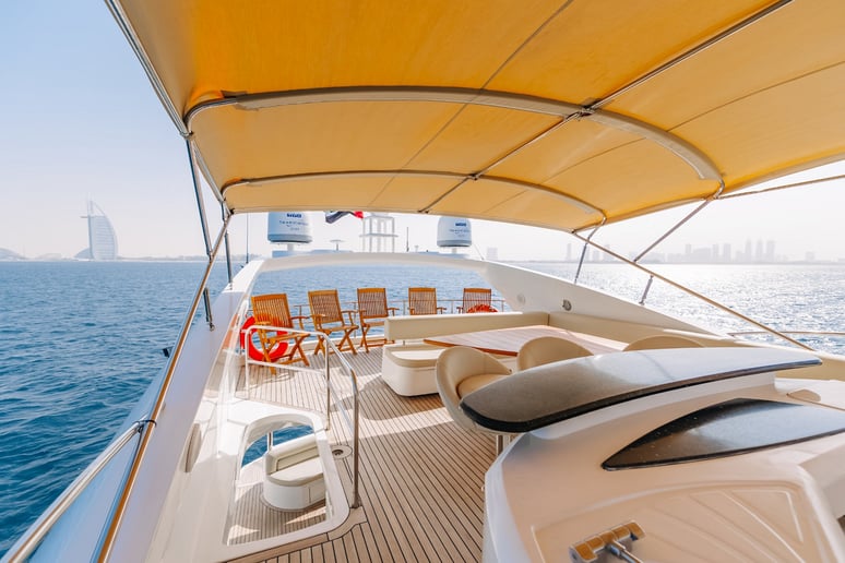 Sunseeker Why Not 82 ft (25m) Power boat in Dubai Harbour for rent in Dubai