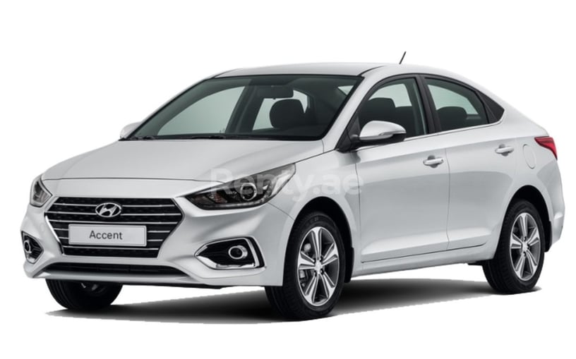 Hyundai Accent (Grau), 2019  zur Miete in Dubai
