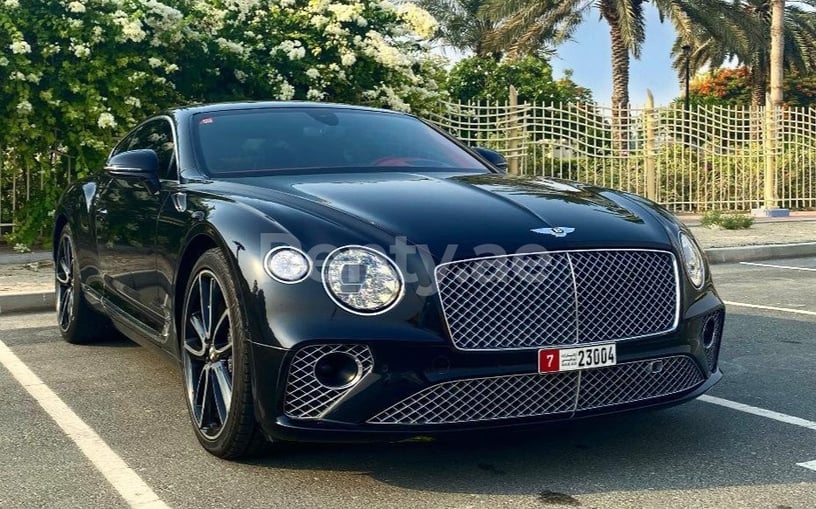 Bentley Continental GT (Schwarz), 2019  zur Miete in Dubai