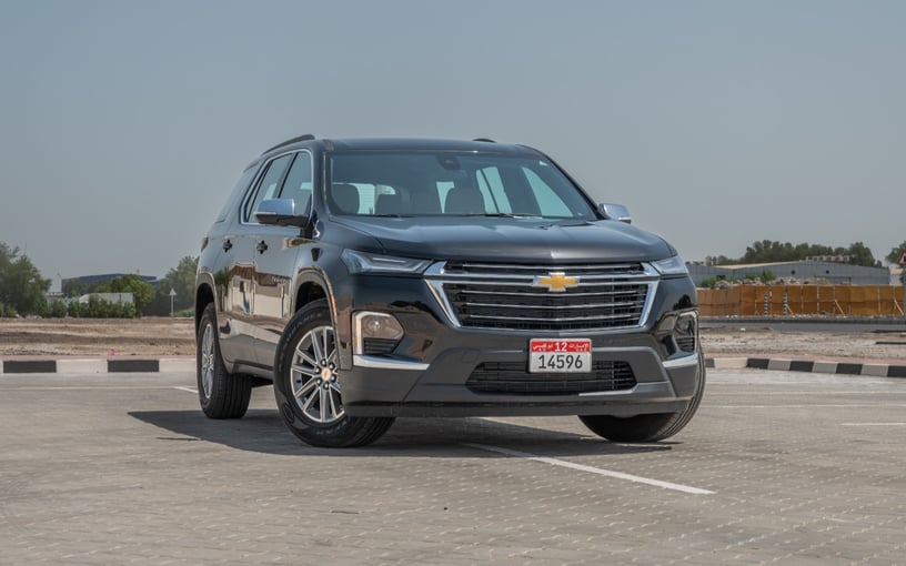 Chevrolet traverse (Noir), 2024 à louer à Sharjah