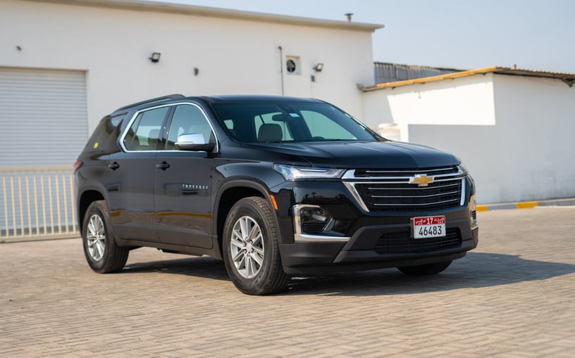 Chevrolet traverse (Black), 2024 for rent in Sharjah