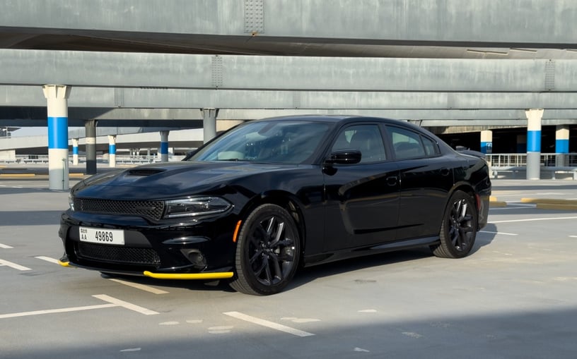 Dodge Charger (Black), 2023 for rent in Abu-Dhabi
