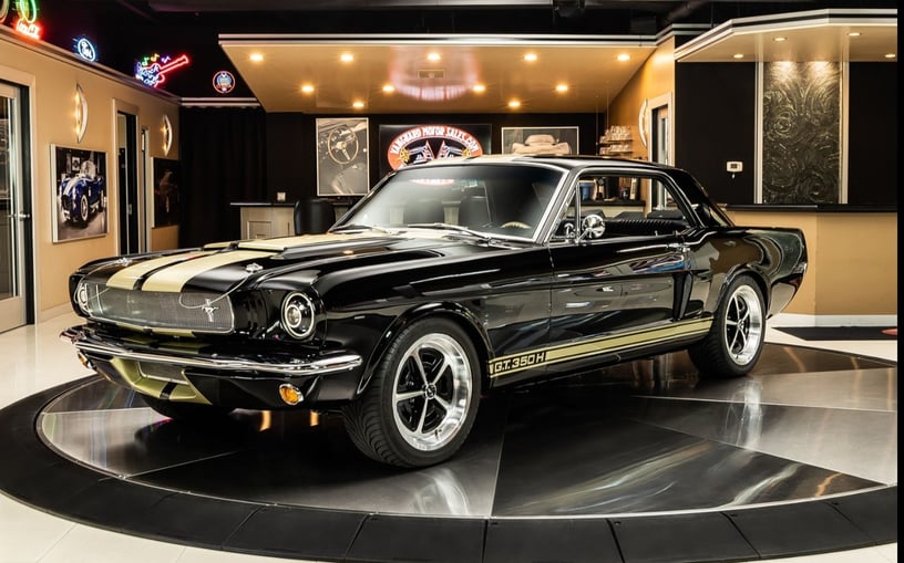 Ford Mustang (Black), 1966 for rent in Dubai