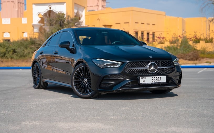 Mercedes CLA250 (Черный), 2024 для аренды в Рас-эль-Хайме