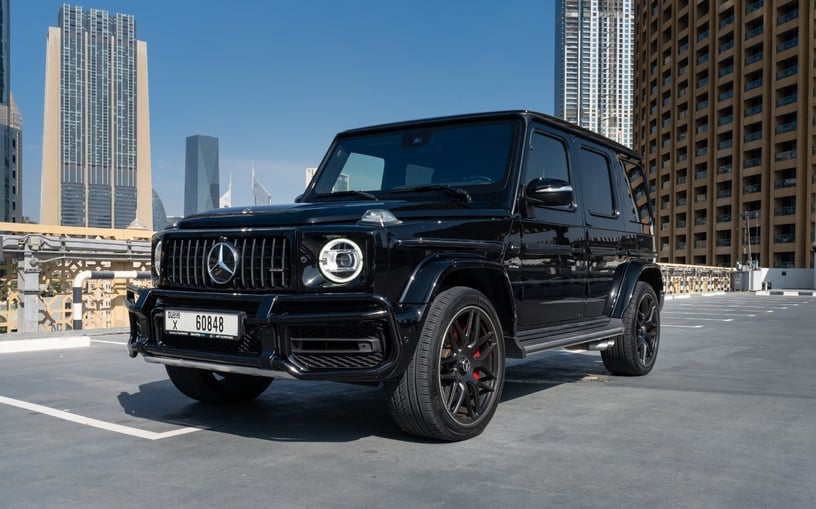 Mercedes G63 AMG (Nero), 2021 in affitto a Sharjah