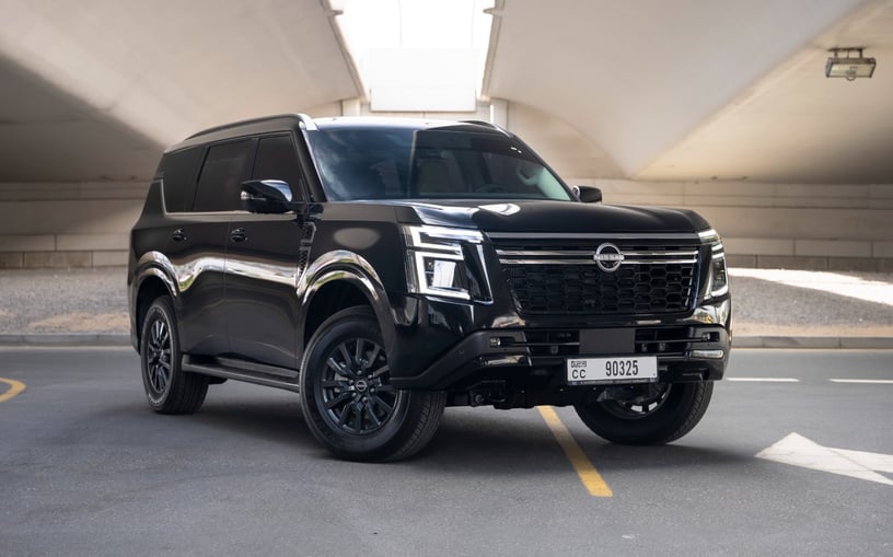 Nissan Patrol SE (Zwart), 2025 te huur in Sharjah