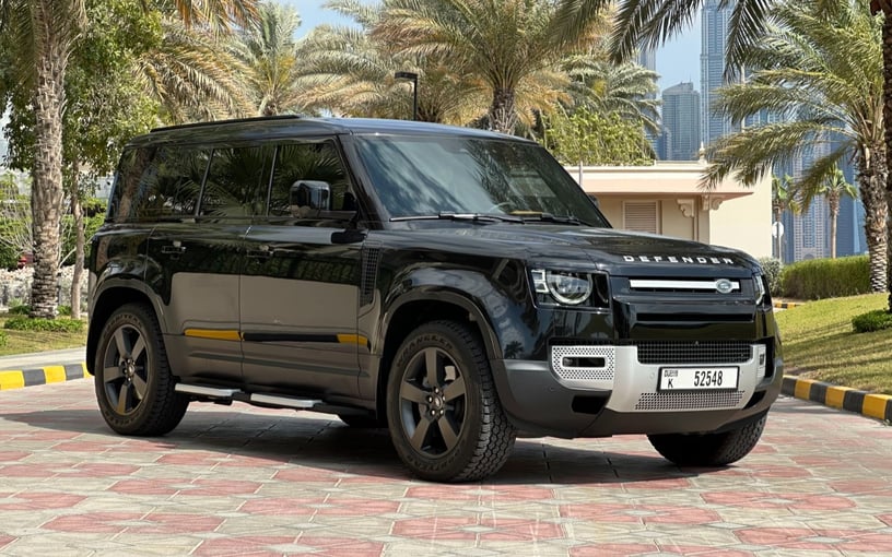 إيجار رينج روفر ديفندر HSE V6 (أسود), 2023 في دبي