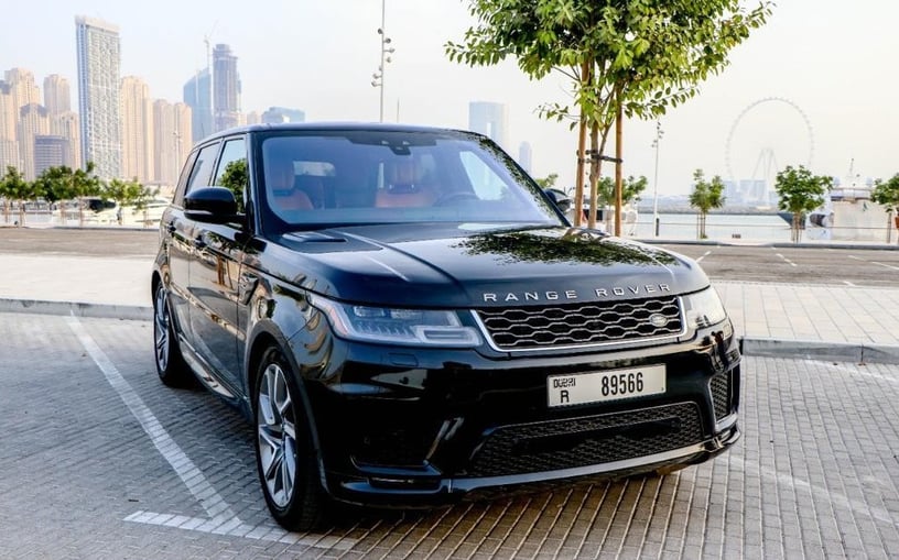 在迪拜 租 Range Rover Sport Supercharged V8 (黑色), 2021