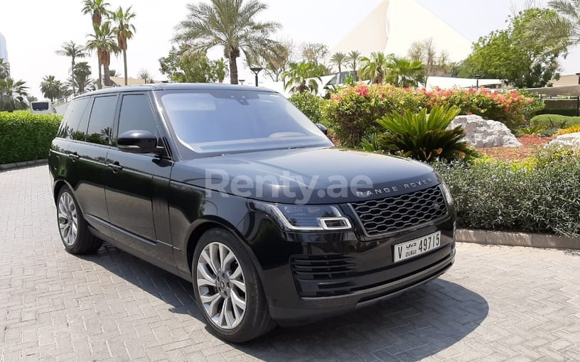 إيجار Range Rover Vogue (أسود), 2019 في دبي