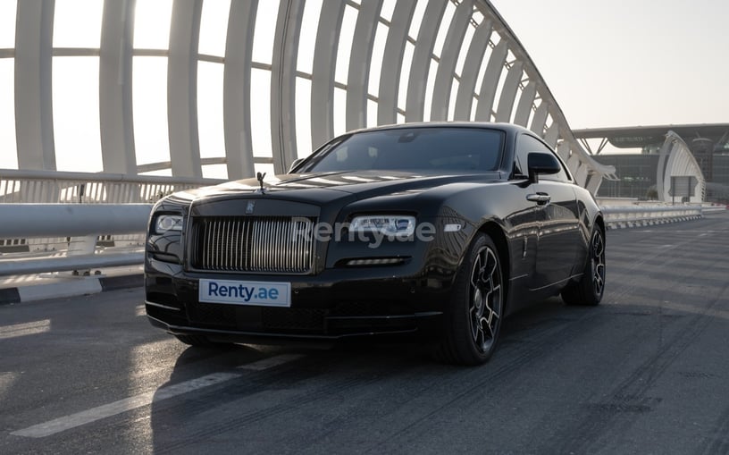 Rolls Royce Wraith Black Badge (Nero), 2019 in affitto a Dubai