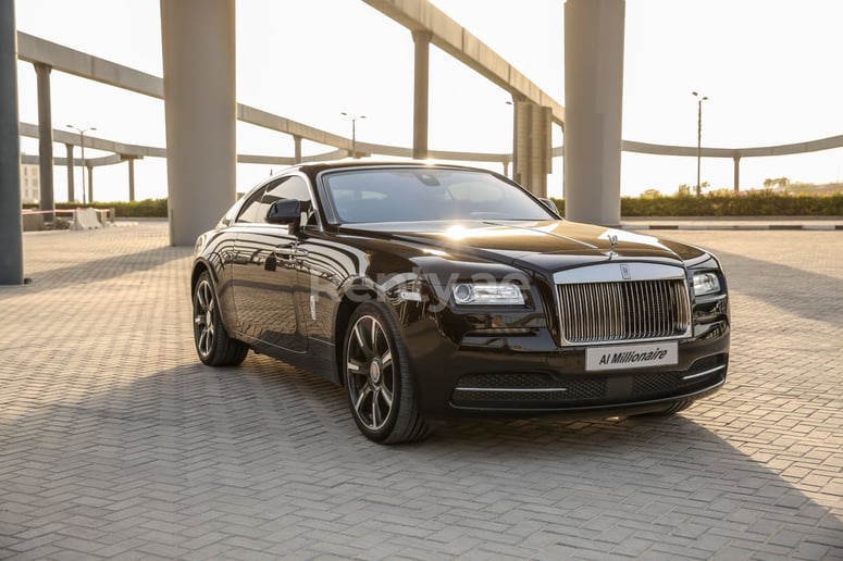 Rolls Royce Wraith (Black), 2018 for rent in Dubai
