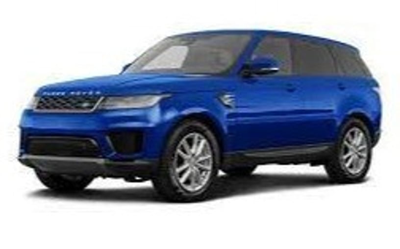 Range Rover Discovery (Bleue), 2019 à louer à Dubai