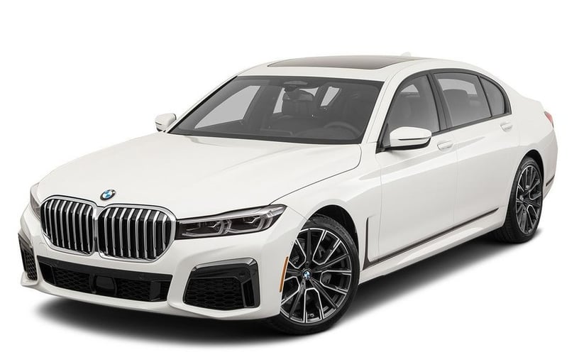 BMW 7 Series (Blanco Brillante), 2019 para alquiler en Sharjah