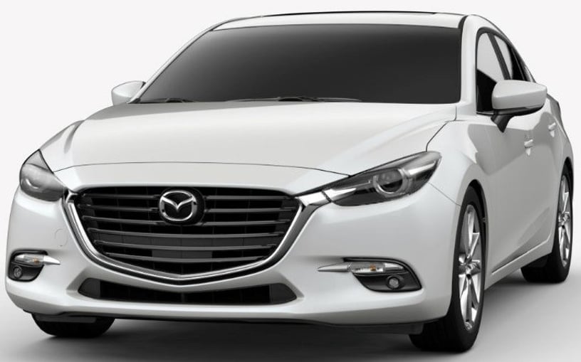 Mazda 3 (Blanco Brillante), 2019 para alquiler en Dubai