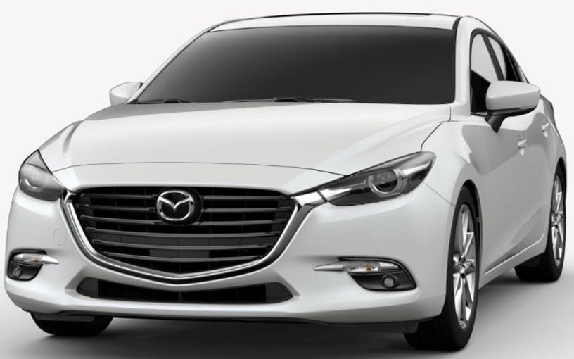 Mazda 3 (Ярко-белый), 2019 для аренды в Дубай