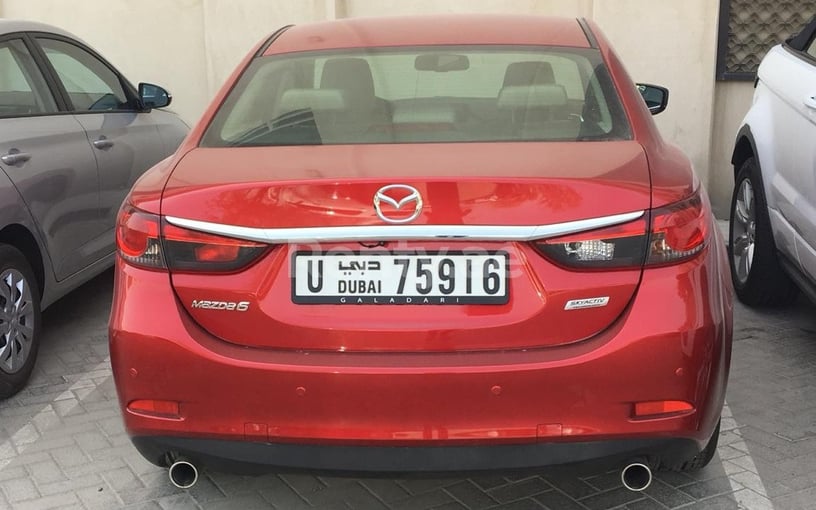 Mazda 6 (Тёмно-красный), 2019 для аренды в Дубай