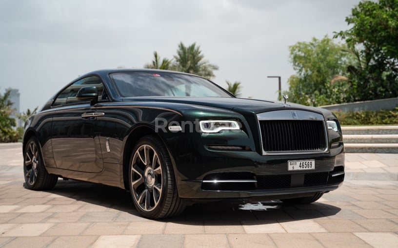 Rolls Royce Wraith (verde), 2019 in affitto a Dubai