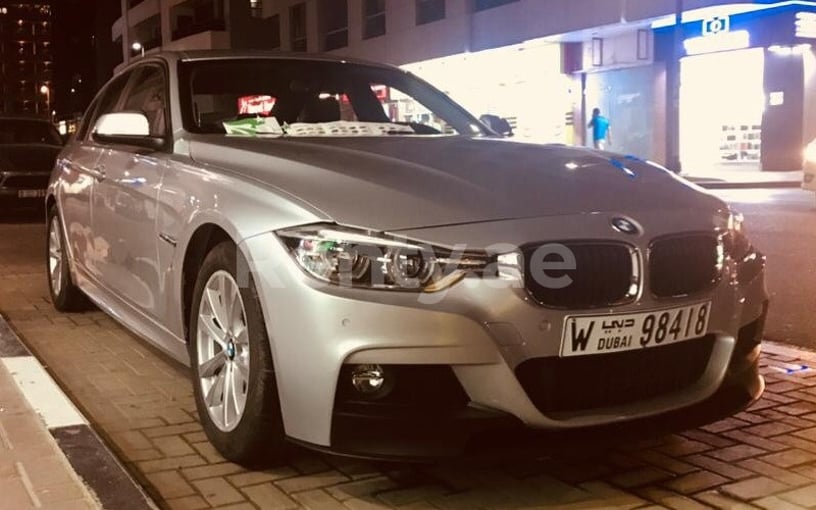 BMW 3 Series (Grey), 2018 for rent in Dubai