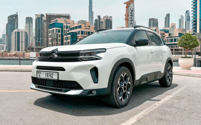 Citroen C5 Aircross (White), 2023 for rent in Sharjah