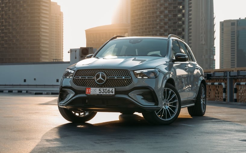 Mercedes GLE 450 AMG-kit (Grey), 2024 for rent in Sharjah