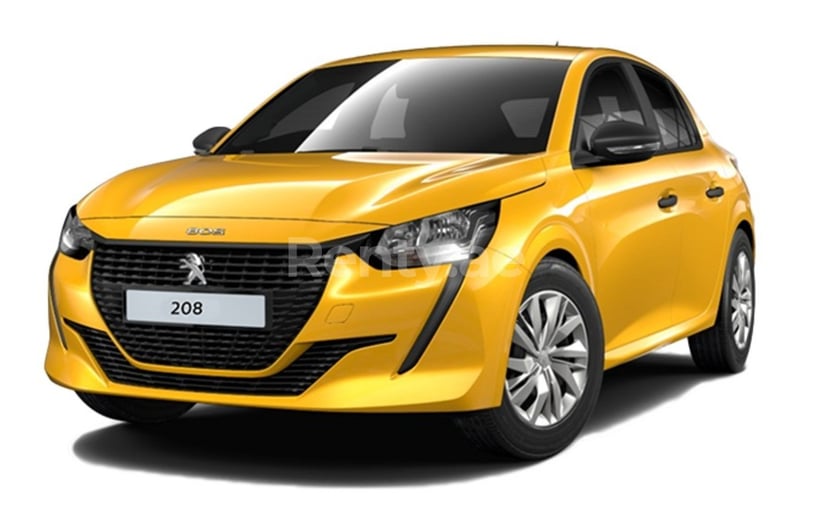 Peugeot 208 (Grau), 2019  zur Miete in Dubai