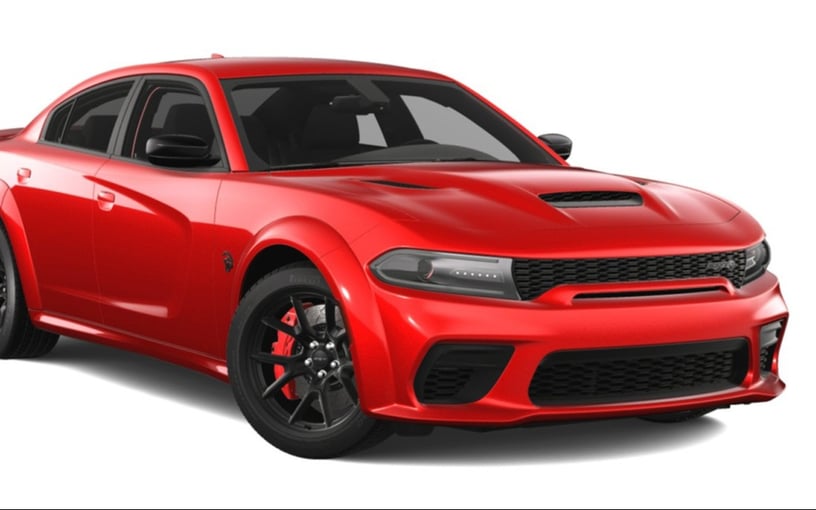 Dodge Charger v8 SRT KIT (Red), 2020 for rent in Dubai