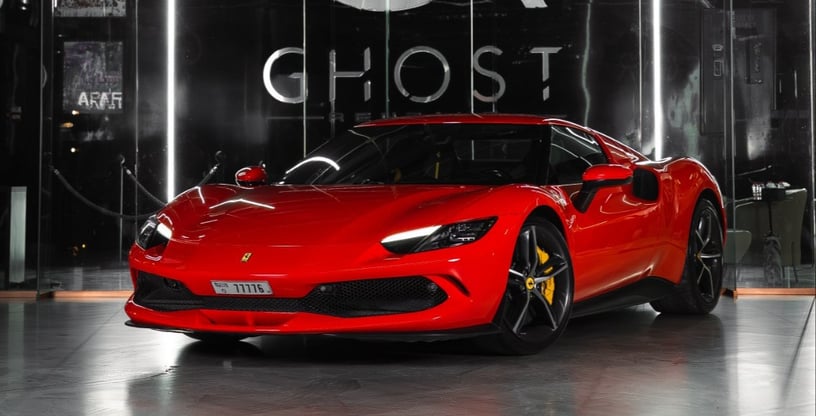 Ferrari 296 GTB COUPE (Red), 2024 for rent in Sharjah