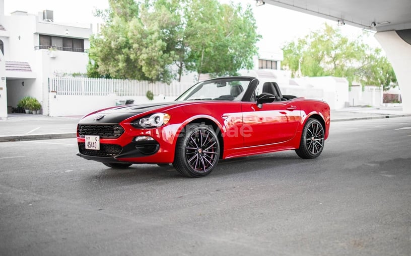 Fiat Abarth 124 Spider (Red), 2019 for rent in Dubai