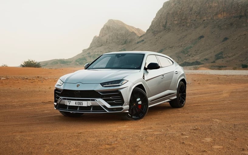 Lamborghini Urus (Silver), 2021 for rent in Dubai
