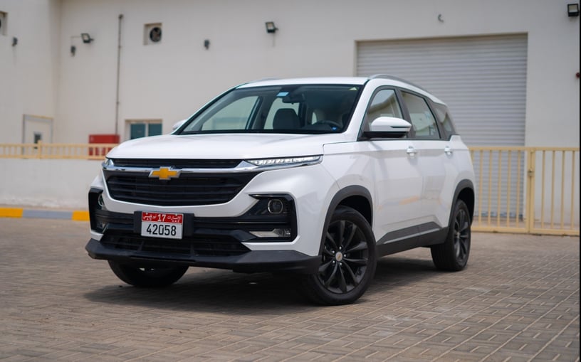 Chevrolet Captiva (White), 2024 for rent in Abu-Dhabi