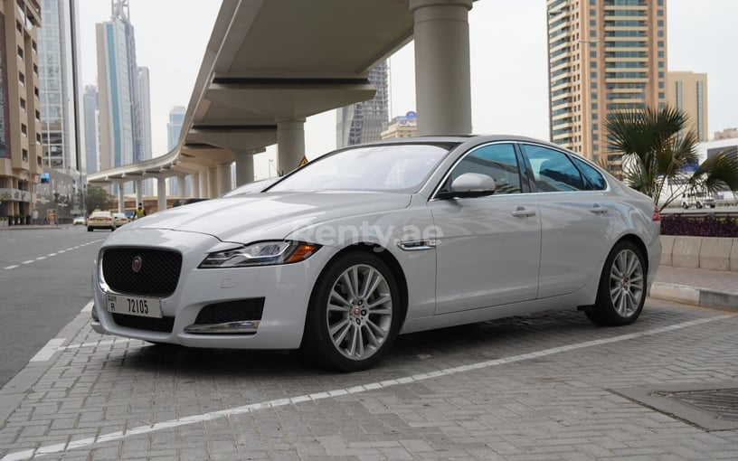 Jaguar XF (White), 2019 for rent in Dubai