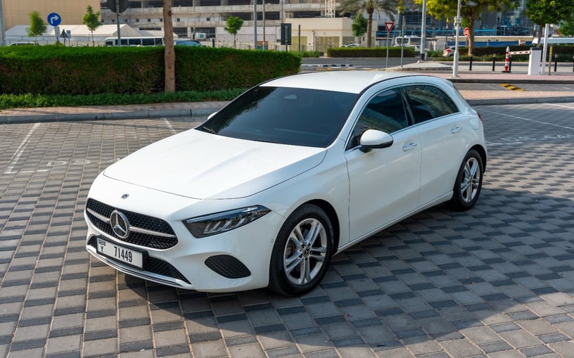 Mercedes A220 (White), 2024 for rent in Abu Dhabi