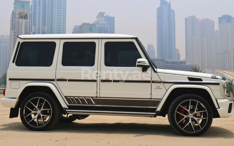 Mercedes G63 (White), 2018 for rent in Dubai