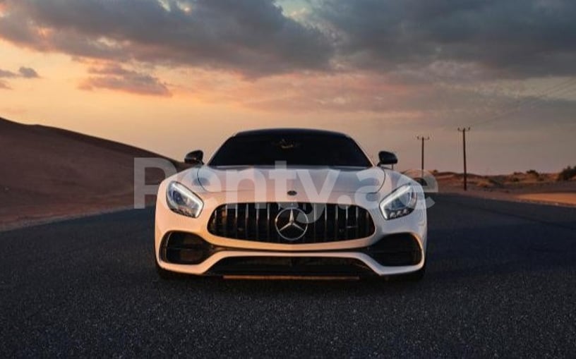 Mercedes GTS (White), 2019 for rent in Dubai