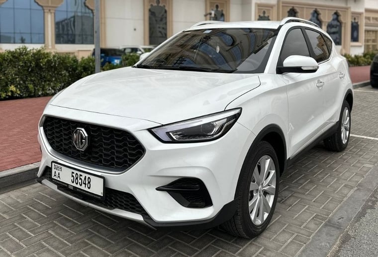 MG ZS (White), 2024 for rent in Dubai