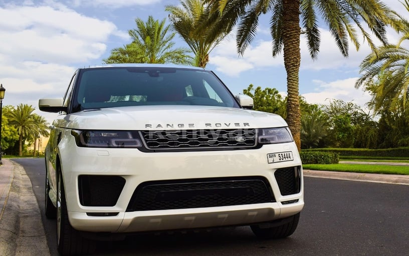 Range Rover Sport (White), 2018 à louer à Dubai