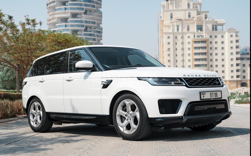 Range Rover Sport (Weiß), 2019  zur Miete in Dubai